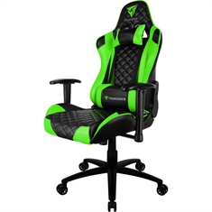Cadeira Gamer Profissional TGC12 Preta/Verde - THUNDERX3
